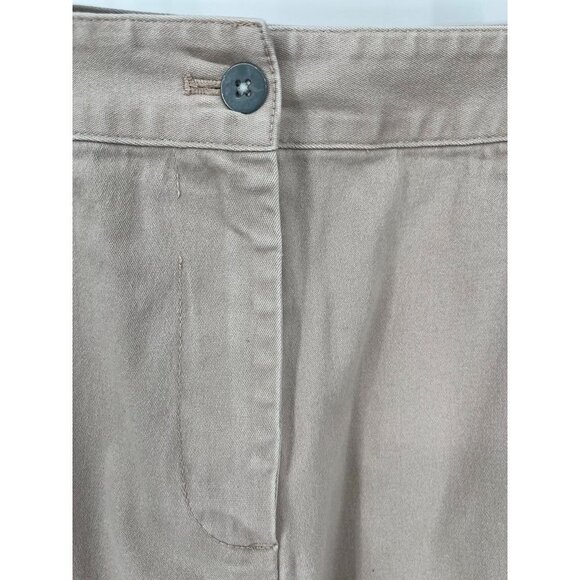 Additions by Chicos Ladies Khaki Twill Pants Size 12 Short Pants - Picture 3 of 15